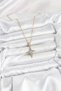 316L Steel Chain Gold Color Polar Star Model Zircon Stone Women's Necklace - 2