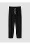 Özmarka New Season Black Regular Fit Men's Sweatpants - 5