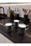 3 Pieces Stainless Steel Metal Picnic, Camping and Serving Cups with Silver Color Handles