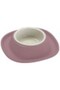 Volcano Soft Touch Single Pet Bowl Pink with Integrated Spill Catch Tray Durable Non Slip Feeding Bowl for Cats and Small Dogs 230ml 20x20x3.5 cm Made in Italy - 3