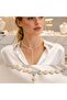Luxurious Figured Zircon Stone Y Necklace