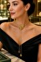 Luxurious Zircon Stone Figured Showy Flower Necklace