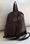Women's Backpack Soft Leather Look Multi-Compartment School and Daily Bag En28 Size28 - 6
