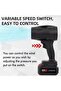 Turbo Jet Blower, Cordless Turbo Super Power Air Duster, Stepless Speed Regulation Jet Dry Blower Car Drying, Car Dryer Air Blower (Black) - 2