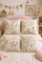 Magic Fairies in the Forest Patterned Set of 4 Children's and Baby Throw Pillow Covers