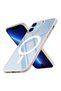 iPhone 12 Case Magsafe Transparent Back Face Camera Raised Silicone Brsa - 4