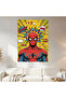 Spider-Man Pop Art Wall Covering Wall Tapestry First Quality Satin Fabric Poster - 2