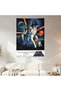 Star Wars Wall Cloth Wall Tapestry First Quality Satin Fabric Poster - 2