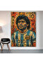 Diego Maradona Argentina Wall Covering Wall Tapestry First Quality Satin Fabric Poster