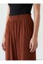 Vizyon New Season Elastic Waist Wide Leg Women's Trousers - 3