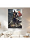 Assassin's Creed Wall Covering Wall Tapestry First Quality Satin Fabric Poster - 2