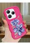 Infinix Hot 40 Compatible Case Camera Protector Red Silicone Couple Phone Case Floral Pattern