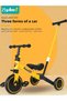 3-in-1 Kids Tricycle, Toddler Trike Bike - Perfect Ride-On Tricycles with Removable Parent Han - 3