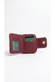 Women's Small Size Multi-Compartment Zippered Card Holder Wallet with Tassel Detail - 2