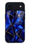 iPhone 17 Air Sapphire Crystal Edge Design Glossy Phone Case
