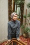 Amore Geometric Pattern Viscose Scarf - Gray Mink - 4