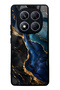 Xiaomi Redmi Note 14 Pro 5g Midnight Sapphire Marble Design Glossy Phone Case