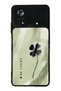Xiaomi Poco X4 Pro Glossy Phone Case with Sage Lucky Clover Design