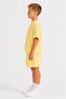 Boy's 5-12 Years Old Honeycomb Textured Oversize Shorts and T-Shirt Set - 2