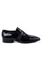 1015 26Ya Men's Classic Shoes Black Printed Patent Leather - 2