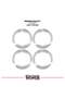 Honda cbr 250r wheel rim sticker inner outer cbr125r lettering decal model - 2