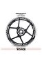 Honda pcx wheel rim strip and inner rim 16 letter sticker decal model pcx compatible accessory sticker