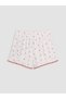 Özmarka New Season Ecru Elastic Waist Girls' Shorts, Pack of 2 - 7