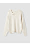 Esvab • Modern & Distinctive V Plunge Loose Fit Women's Knitwear Sweater - 6