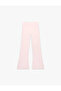 Bürümcük Fabric Elastic Waist Spanish Flare Pants