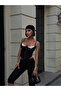 Women's Black Agrafla Corset Bustier 1026-221826