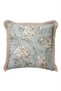 Floral Vintage Peony Fringed Pillowcase - Romantic Floral Mink Cream Tassel Throw Pillow Cover