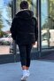 Boys' Hooded Printed Reflective Detailed Nova Fabric Winter Inflatable Coat Km4017 - 3