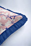 Sakura Flower Elegant Chic Fringed Pillowcase - Japanese Bohemian Pink Navy Blue Tassel Throw Pillow Cover - 8