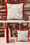 Elegant Motif Fringed Pillowcase with Floral Birds and Spring Breeze - Botanical Tassel Throw Pillow Cover - 2