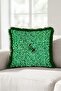 Floral Premium Spring Breeze Fringed Pillowcase-Cute Cat Boho Black Tassel Throw Pillow Cover - 6