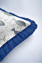 Sea Marine Fish Design Fringed Pillowcase - Ocean Blue Navy Blue Tassel Throw Pillow Cover - 8
