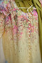 Women's Shepherd Button Detail Small Floral Patterned Tulle Set Yellow - 5