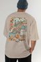 Amalfi Italy 3 Beige Oversize Country City Back Printed Unisex T-Shirt 100% Cotton Premium - 6