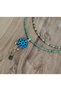 Jasmine Double Natural Stone Pendant Syrian Sunstone - 4
