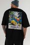 Amalfi Italy 4 Black Oversize Country City Back Printed Unisex T-Shirt 100% Cotton Premium - 6