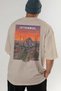 Istanbul Turkey 3 Beige Oversize Country City Back Printed Unisex T-Shirt 100% Cotton Premium - 6