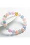 Morganite stone bracelet, healing chakra crystal, - 2