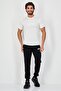 Men Sportswear Fit Short Sleeve Training T-Shirt, Off White - 4