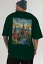 Russia Green Oversize Country City Back Printed Unisex T-Shirt 100% Cotton Premium - 6