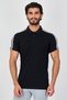 Men Sportswear Fit Short Sleeve Outdoor Polo Shirt, Black