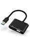 USB to HDMI VGA Adapter – 1080P USB 3.0/2.0 to HDMI VGA Converter, Compatible with Windows, Mac, and Android Devices