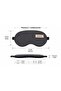 Soft Sleep Eye Mask for Men & Women, Light Blocking Travel Sleeping Mask, Comfortable Adjustable Eye Cover for Home, Flight, Camping & Meditation, Black - 4