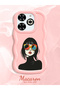 Infinix Smart 8 Plus Compatible Case Camera Protector Pink Silicone Couple Phone Case Girl Pattern - 2