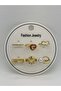 Mixed figure variable model 6-piece adjustable size and joint combination ring set
