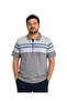 Melange White Polo Collar Short Sleeve Wind T-Shirt M-L-Xl-2Xl